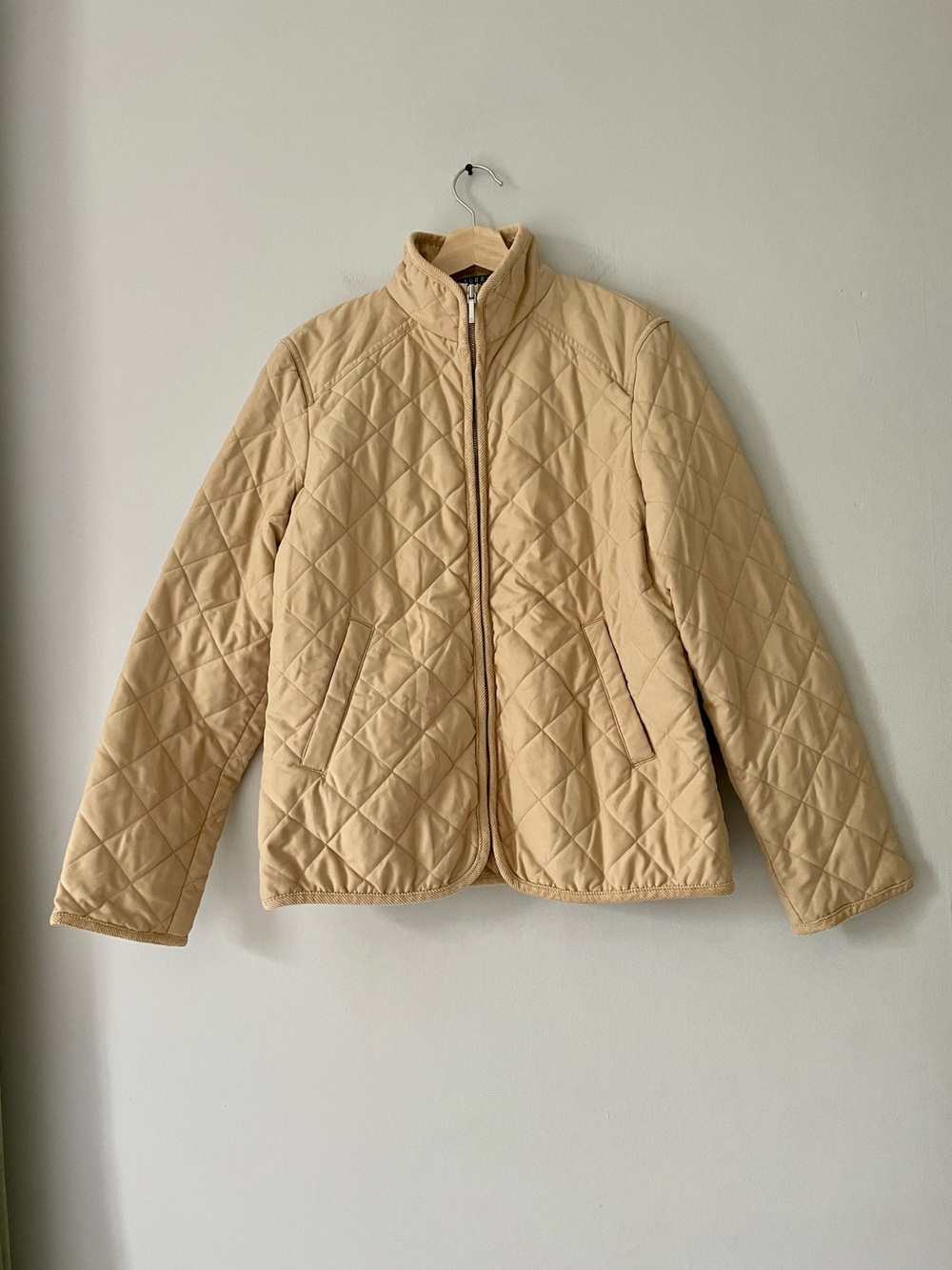 Lauren Ralph Lauren Tan Quilted Jacket